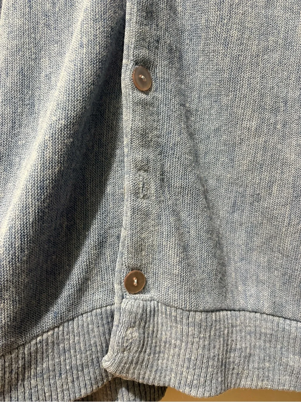 jcpenney Light Blue Men's Button-Front V-Neck Cardigan